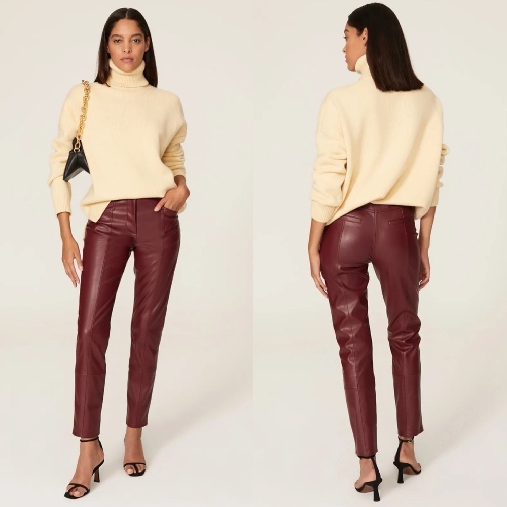 Milly Rue Faux Leather Pants